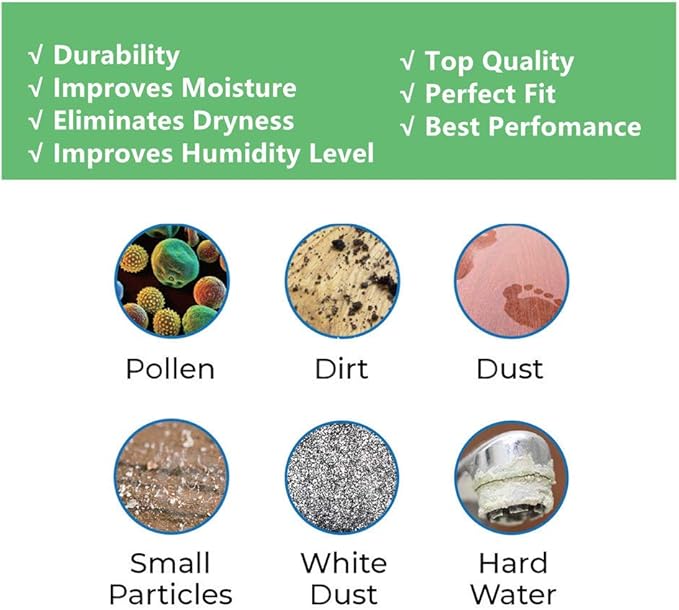 6-Pack Humidifier Wicking Filters Replacement Compatible for Honeywell HAC-504, HAC-504AW, HCM-350, HCM-300T, HCM-600, HCM-710, HCM-315T Series Humidifiers - Image 6