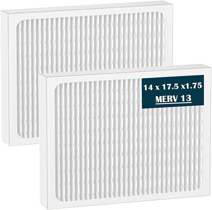 DR90 Dehumidifier Filter 14 x 17.5 x1.75 MERV 13: for Honeywell DR120 Dehumidifiers (50070171-002) and Santa Fe Advance90, Advance100, Advance120 dehumidifier Models - Used for Basement 2 Pack by DAODEFUL