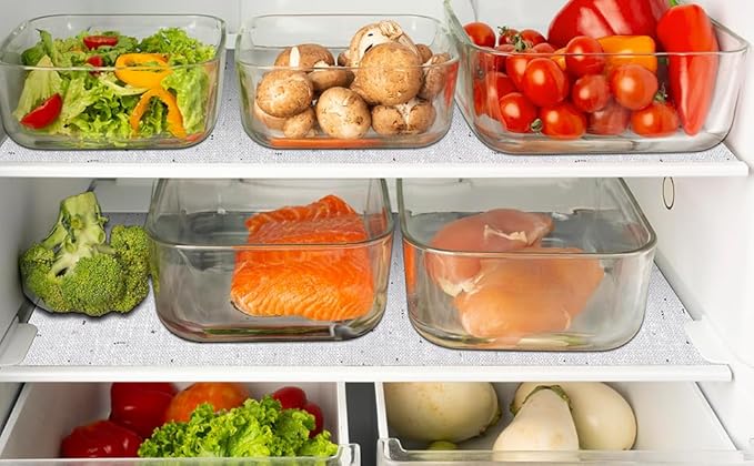 Shelf Liner 18" W x 96" L Cabinet Liners Non Adhesive, Drawer Liners Non Slip Kitchen Mat Waterproof Oil-Proof for Kitchen Cabinet, Shelves, Refrigerator, Storage, Easy to Trim - Image 2