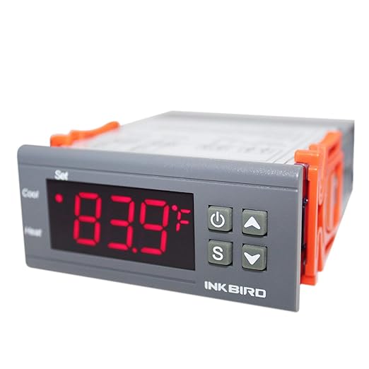 Inkbird All-Purpose Digital Temperature Controller Fahrenheit &Centigrade Thermostat w Sensor 2 Relays (ITC-1000) - Image 4