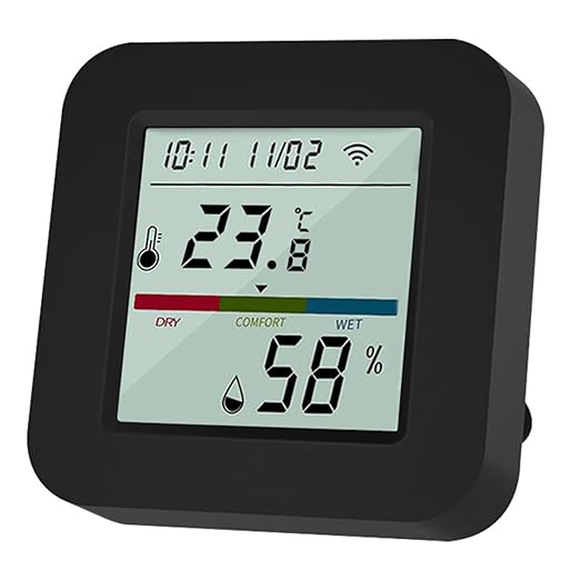 WiFi Smart IR Remote Control, 3-in-1 Smart AC Controller with Temperature Humidity Sensor n Display, Intelligent Control of T&H for Home Greenhouse Pet Garage, Compatible with Alexa (C1) by SanofuturionSmart