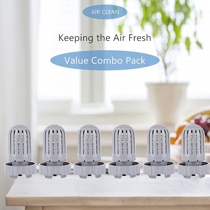 6 Pack Humidifier Demineralization Cartridge Filters Compatible with Air Innovations HUMIDIF Humidifier, Demineralization Cartridge Filters Silver - Image 6