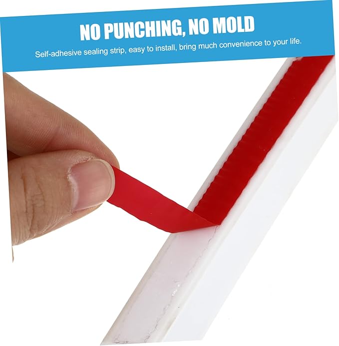 2m Shower Accessories for Bathroom Silicone Water Retaining Strip Sealing Strip Shower Dam Countertop Flexible - Image 6