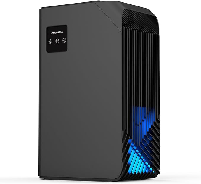 Dehumidifiers for Home, 88 OZ Water Tank, Dehumidifier for Bedroom Bathroom with Auto Shut Off, 7 Colors LED Light,B by Unknown