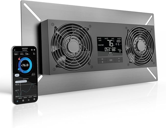 AC Infinity AIRTITAN T8, Crawlspace Basement Ventilator Fan, with WiFi App-Compatible Temperature Humidity Controller, IP-55 Rated, Exhaust by ACInfinity
