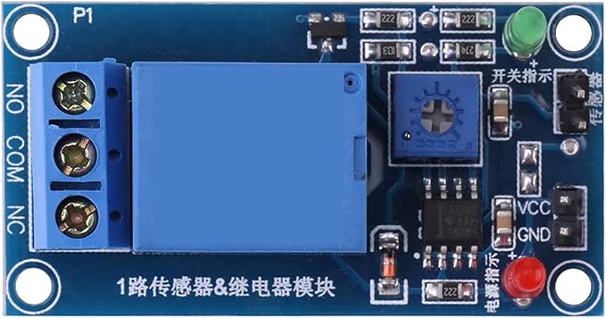Rain Sensor Relay, 12V Raindrops Controller Module for Weather Monitoring Plant Leaf Humidity Sensor Relay Switch, Sensor Blocks by Garosa