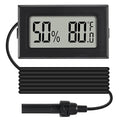1Pcs Mini Digital Thermometer Hygrometer Gauge Indoor with Probe Sensor LCD Display Meter Temperature Humidity Fahrenheit Meter for Incubator Reptile Plant Tank Garden ℉ by Dorhea
