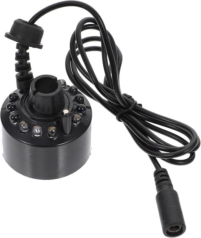 Fog Maker with Light Mist Effect Ultrasonic Atomizing Head for Fish Tank Rockery Aquarium Indoor Garden Bonsai Decor Low Noise Machine by UKCOCO%EF%BC%9ALightupabetterhome