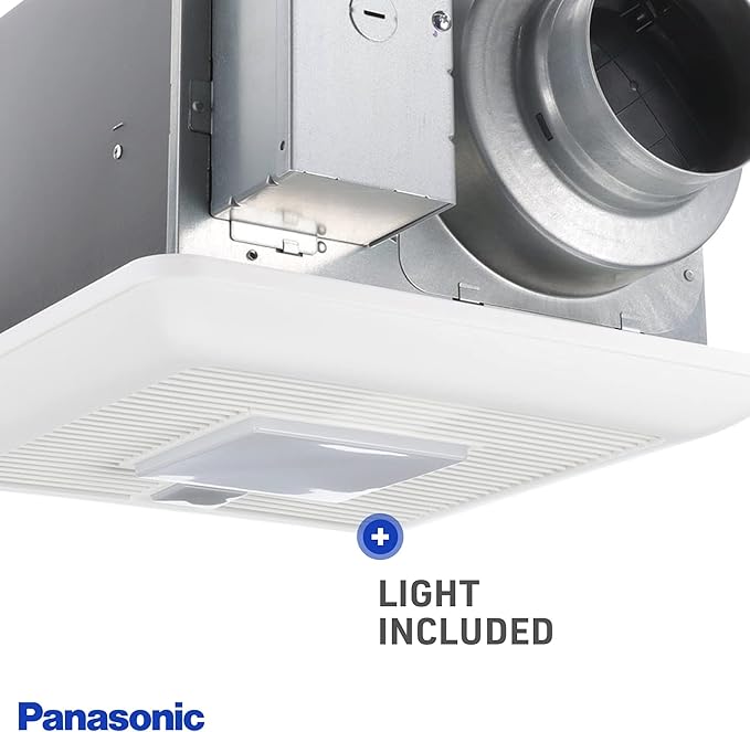 Panasonic WhisperSense Ceiling Mount Bathroom Exhaust Fan with LED Light, Motion & Humidity Sensors, 50-80-110 CFM, FV-0511VQCL1 - Image 3