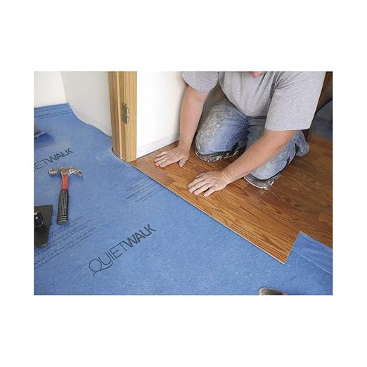 QuietWalk Underlayment 360 sq ft – 3 mm Thick – for Laminate & Hardwood Floors – Approved for Pre-Attached Pad – Recycled Fiber – Floating Install – Sound & Moisture Barrier – Made in USA - Image 14