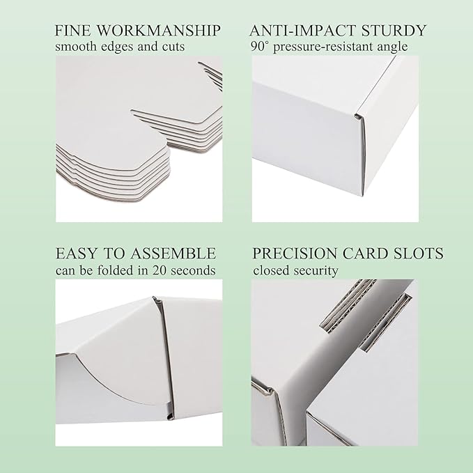 Small Shipping Boxes 6x6x4 Inch (25 Pack) - Sturdy White Corrugated Cardboard Boxes for Small Business, Ecommerce, Mailing & Packaging | Recyclable Gift & Storage Boxes - Image 5