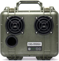DemerBox: Waterproof, Portable, and Rugged Outdoor Bluetooth Speakers. Loud Sound, Deep Bass, 40+ hr Battery Life, Dry Box + USB Charging, Multi-Pairing Party Mode. Built to Last by DemerBox