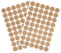 Self-Adhesive Screw Hole Stickers PVC Cover Caps Dustproof for Wooden Furniture Cabinet 21mm 2 Sheets/108 Pcs Maple by VictorsHome