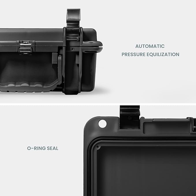 Seahorse 300 Heavy Duty Protective Dry Box Case with Accuform Foam - TSA Approved/Mil Spec / IP67 Waterproof/Airtight/USA Made for First Aid Kits, Emergency Box, Camera - Image 3