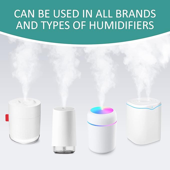 Humidifier Cotton Stick Filter Replacement, Portable Refill Sponges, Compatible with H2O, GENIANI, USB, Travel Humidifiers for Office, Car, Bedroom, Small Diffuser (Pack of 10) - Image 3