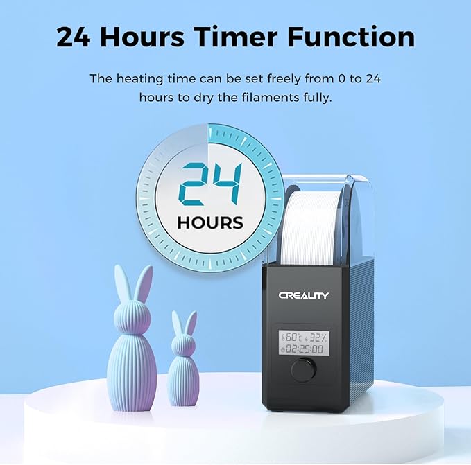 Creality Filament Dryer Box Pro, Upgrade 3D Printer Filament Dryer Box with Fan, 360° Heating Filament Dehydrator Storage Box for 1.75/2.85mm PETG PLA TPU ABS Nylon - Image 2