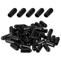 DMiotech 100 Pack 4mm ID Black Screw Thread Protectors Rubber End Caps Bolt Covers for Screw Bolt Furniture Pipe by DMiotech