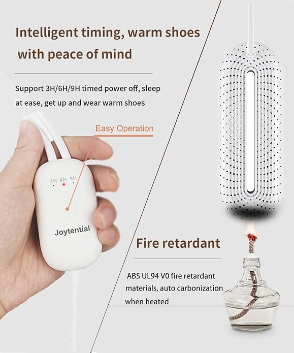 Electric Boot Dryer, Shoe Warmer with IC Controller, Footwear Travel Dryers Silent with 3/6/9 Hours Timer - Image 2