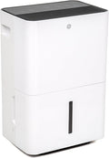 GE Energy Star Portable Dehumidifier for Basement, Bedroom, Bathroom, Closet or Small Rooms up to 1500 Sq Ft, 22 Pint with Removable Bucket and Continuous Drain Connect for Auto or Manual Drainage by GEAppliances