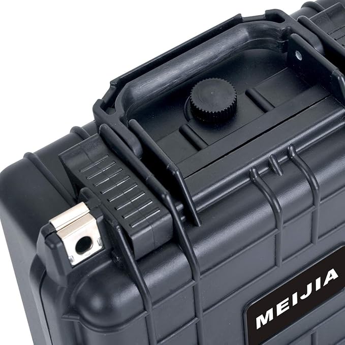MEIJIA Portable All Weather IP67 Waterproof Protective Case,Hard Camera Case,Dry Case with Customizable Foam,Fit Use Of Drones,Camera,Equipments,10.62 x9.68x4.87inches - Image 8