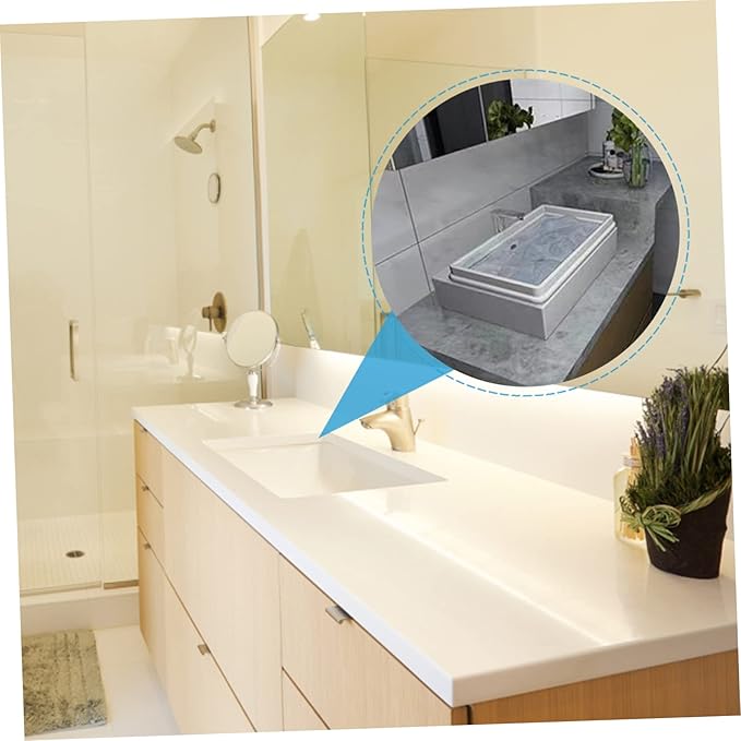 3m Toilet Water Retaining Strip Self-adhesive Silicone Baffle for Bathroom Countertops Flexible Design Easy Sinks and Showers - Image 7