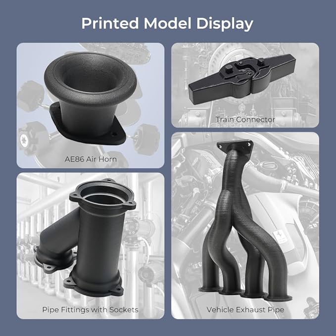 Creality PLA Carbon Fiber Filament 1.75mm-Halloween Gifts, Hyper PLA-CF 3D Printer Filament with Matte Finish for 50-300mm/s High-Speed Printing, Dimensional Accuracy +/-0.03mm - Image 7