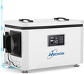 160 Pints Commercial Dehumidifier with Pump and Drain Hose, Quiet Dehumidifiers for Basement, Crawl Space, Dehumidifier Water Damage Restoration up to 7,500 sq ft, Auto Defrost(1PCS) by Mecwork