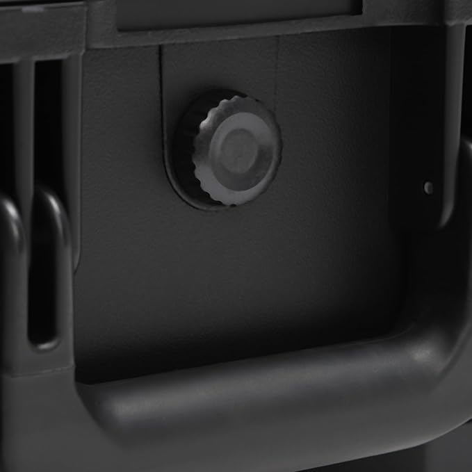 22" Weatherproof Hard Case Rolling Waterproof Case Dry Box with Foam Protective Cases Shockproof Hard Travel Cases For Cameras Lenses Electronic Equipment (Black) - Image 9