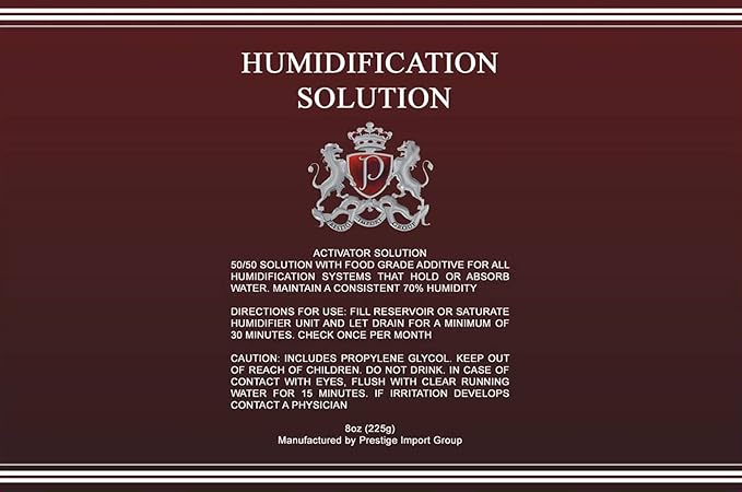 Humidor Solution 8oz (2-Pack) - Humidifier Liquid - Premium Formula - 70% RH - Image 4