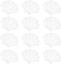 PATIKIL 12 Pcs Non Slip Bathtub Stickers, Anti Slip Shower Stickers Bathroom Shower Floor Decals Sea Shell Shape Cute Treads Tubs, Transparent by PATIKIL