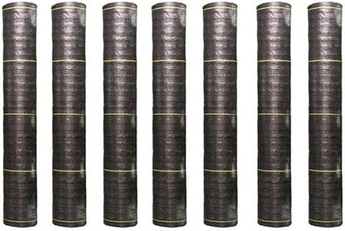 Dewitt 7-Pack Sunbelt Weed Barrier Fabric 3.2 oz, 4 x 300 Feet – Heavy-Duty Ground Cover Mat for Greenhouse Floors, Garden Rows, Raised Beds, Yard Gardening, and Outdoor Landscape Protection by DeWitt