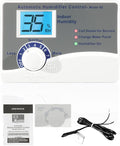 60 Whole House Humidifier Control Humidistat Fit for Humidifier Models 400 500 600 700, Automatic Digital Whole House Humidifiers with Outdoor Temperature Sensor, 24VAC by Unknown