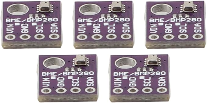 Digital Temperature Humidity Sensor Module BME280 5PCS Environmental Monitoring Board I2C SPI Interface with Pressure Detection Range -40°C to 85°C 300-1100hPa - Image 6