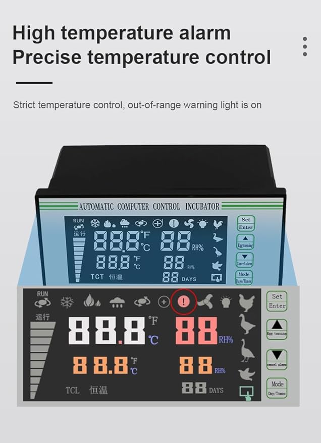 Fully Automatic XM-18S Incubator Controller Thermostat Temperature Humidity Controller for Egg Incubator - Image 6