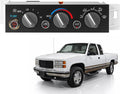 A/C Heater Control Panel with Rear Window Defogger for 1996-2000 Chevy GMC C1500 C2500 C3500 K1500 K2500 K3500 Tahoe Yukon, Cadillac Escalade, Climate Control Module Replace 599-006 by Unknown
