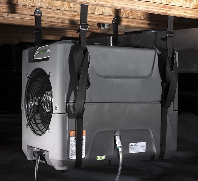 Drieaz F526 PHD 200 Compact Dehumidifier Hanging Kit, Black medium - Image 2
