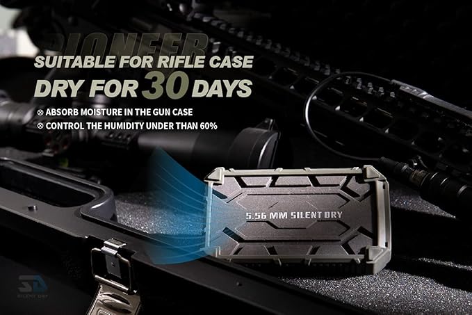 Gun Safe Dehumidifier, Wireless, Reusable, Portable Dryer, Safe mini mold remover for Gun/Camera/Instrument, Pioneer and Invisible - Image 9