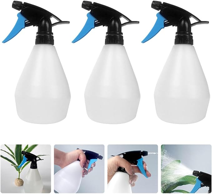 Toyvian 3pcs 500ml Portable Press-Type Garden Sprayers Humidifier Watering Cans for Indoor Plants and Terrariums - Image 9