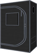 4x2 Grow Tent Plant Tent Dark Room, 600D Mylar Hydroponic 48"x24"x60" Grow Tent with Removable Floor Tray for Indoor Plant Growing by Zazzy