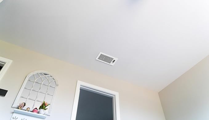 Quietcool Register Booster Fan for 4" x 12" Registers - Smart App Control - Quiet Vent Fan with Auto Thermostat - 10 Speeds - Image 9