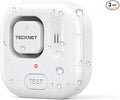 TECKNET Water Leak Detectors for Home, 120dB Water Sensor Alarm Leak Detector, IP66 Waterproof, Water Leak Detectors for Bathroom, Sink, Laundry, Window, Basements, Kitchens(1 Pack, Battery Included) by Tecknet