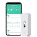 WiFi Temperature Humidity Sensor: Wireless Temperature Humidity Monitor with App Alert, Free Data Storage Export, Smart Indoor Thermometer Hygrometer Compatible with Alexa Google Assistant (1-Pack) by SENCKIT