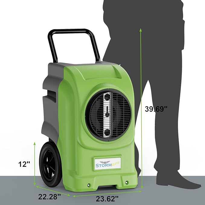 AlorAir 270 Pints Commercial Dehumidifiers Smart Wi-Fi with Pump, Up to 3,000 Sq.Ft Coverage for Large Room or Basements, Industrial Dehumidifier with Drain Hose, 5 Years Limited Warranty - Image 7