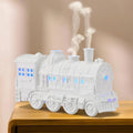 Humidifiers for Bedroom, Cool Quiet Steam Train Looking Mist Air Humidifier Diffuser for Home Baby Nursery & Plants and Auto Shut-off. (White) by GlueMii