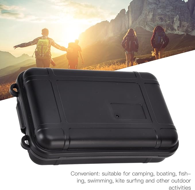 Anti-Pressure Shockproof Container Box, Small Waterproof Plastic Dry Storage Box with Foam, for Outdoor Camping Wilderness Survival - Image 3
