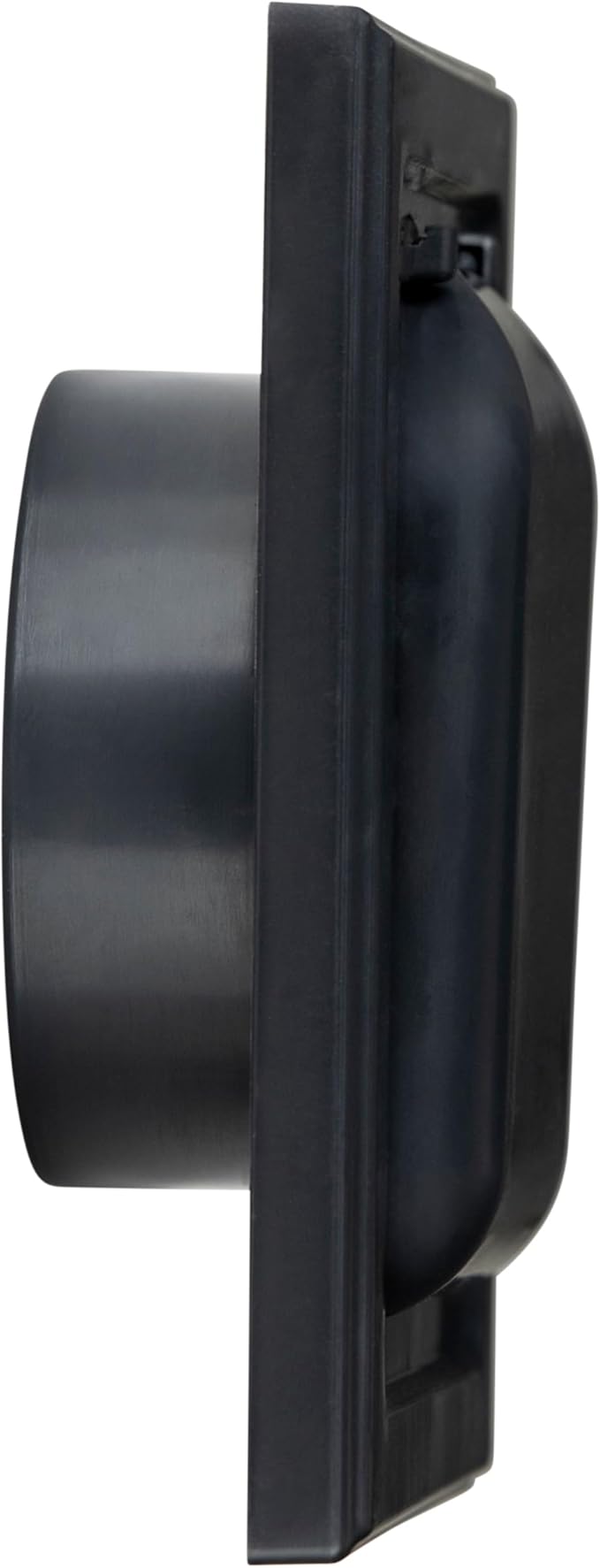 NO-PEST VENT, Exclusive Dual Door Dryer Vent Cover Outdoor 4 inch with Collar, Made in USA w Highest UV Resistant Plastic in any Outdoor Vent Cover (Onyx, 4" Plastic WIth Collar) - Image 3