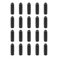 DMiotech 20 Pack 3/32" ID Black Screw Thread Protectors Rubber End Caps Bolt Covers for Screw Bolt Furniture Pipe by DMiotech