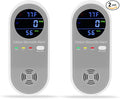 2 Packs Carbon Monoxide Detectors, Plug in Carbon Monoxide Alarm, 3-in-1 Real-time Digital Display Fahrenheit(°F) & Humidity, Co Detector Monitor for Home,RV,Apartment by ProductCategory