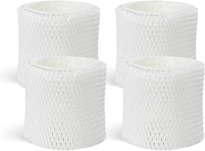 4 Pack WF2 Humidifier Wick Filter Replacement for Vicks Kaz V3500N V3700 V3100 V3900 Sunbeam 1118 1119 Series for Honeywell HCM-300T HCM-315T HCM-350 WA-8D Enviracaire ECM-500 Humidifier WF2 & PWF2 by LBLVBNEWDFilter
