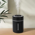 Portable Mini Humidifier, 180ml USB Cool Mist Small Humidifiers for Bedroom, Personal Desktop Humidification for Car Office Travel & Indoor Plants(Black) by Daskternie